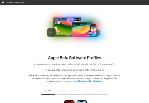 Apple Beta Software Profiles