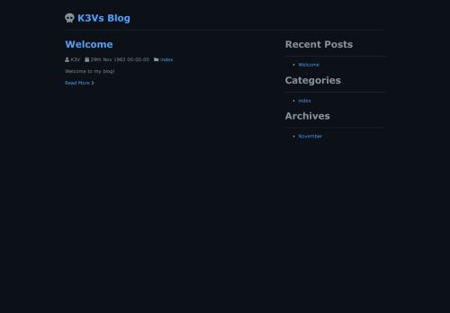 K3Vs Blog